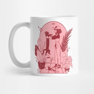 Garden Nuisance Pink Mug